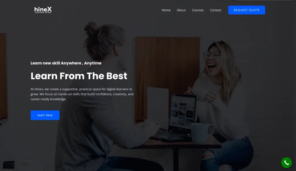 Hinex Website Project | Portfolio